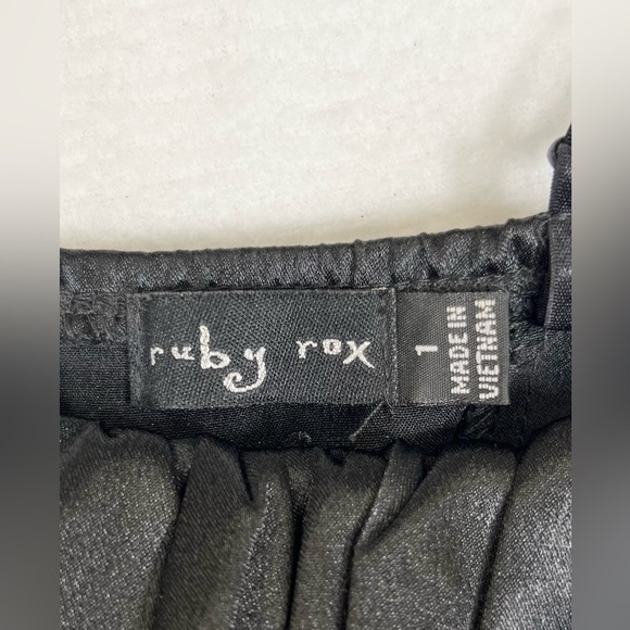 RUBY ROX Juniors Semiformal Cocktail Prom Formal Party Dress Fairy Bow Size 1 - Picture 4 of 11